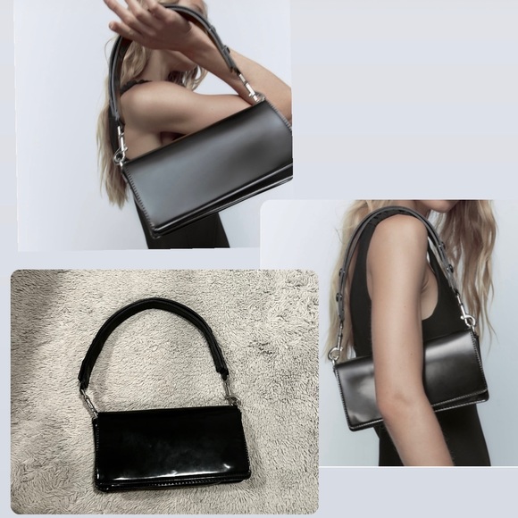 Zara Handbags - Zara black shoulder bag